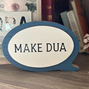 Make Dua Shelf Sitter, Ramadan Islamic Decor, Farmhouse Decor, Islamic Decor, Tiered Tray Decor