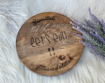 Serving tray 9”, Ramadan decor, Eid decor, Ramadan tray