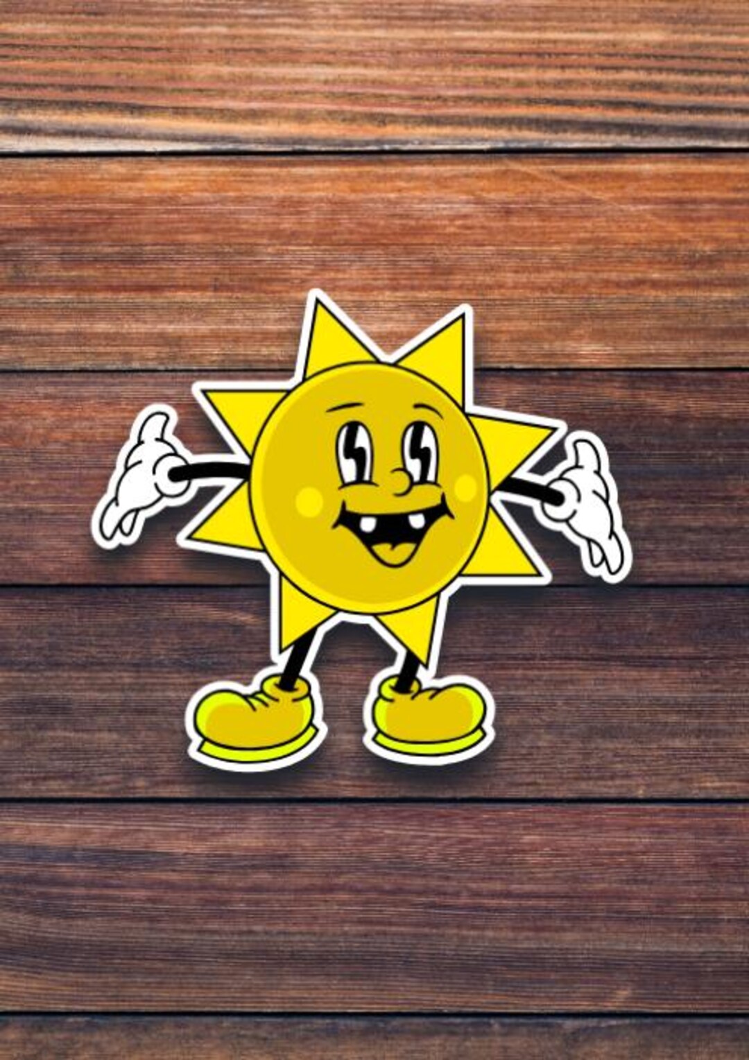 Sunsphere Sticker Sun Custom Sticker: Die Cut Sticker for Water Bottle, Laptop - Etsy