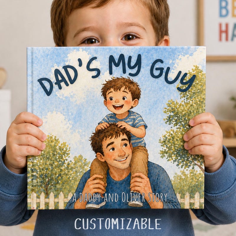 Personalized Fathers Day Book