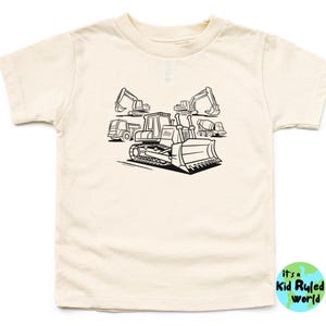 Kids Construction Shirt, Excavator T-Shirt For Boys, Construction Truck Tee, Toddler Boy TShirt, Birthday Gift for Boy, Excavator Lover Tees