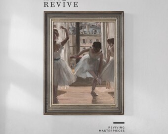Degas Ballerinas | PRINTABLE | Ballet Class Painting | Figurative Artwork | Digital DOWNLOAD | Art Revive_P008