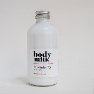 Lavender75 Calming Body Milk - Soothe & Sleep | Paraben-Free | Handcrafted