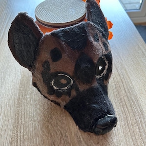 Custom Hyena mask, therian, cosplay