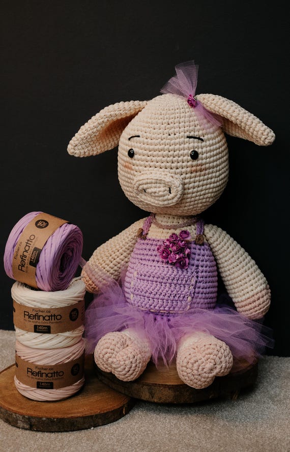 15mm Premium T-Shirt Yarn | 140m Continuous Mesh Yarn | Macro Amigurumi, Giant Plushies, Bags & Baskets | Made in Brazil