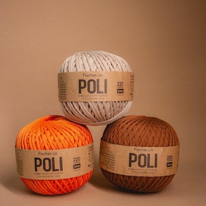 3mm Premium Polyester Cord, Soft and Durable, Ideal for Crochet and Macrame, Bags, Baskets and Home Decor, DIY