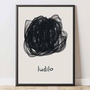 Poster “ludilo” | Balkan Wall Art | Quote Decor Print | Yugoslavia Gift | Bosnia Croatia Serbia Art