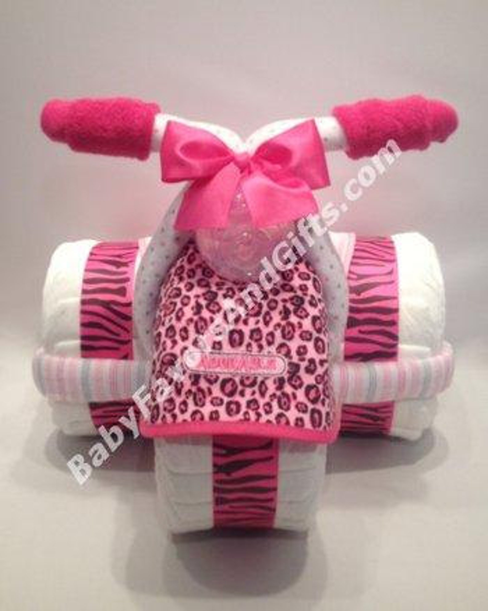 Tricycle Diaper Cake in Many Colors Great Gift or Centerpiece for Baby