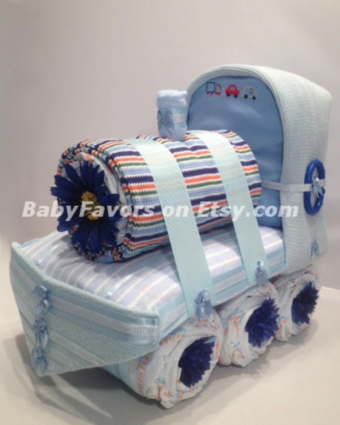 Adorable Train Diaper Cake for Boy / Girl / Neutral Baby Etsy