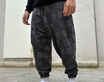 Unisex Baggy Harem Pants: Streetwear Shalwar Trousers