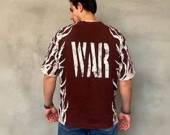 Oversized Acid Wash Graphic Tee: Men's Streetwear T-Shirt