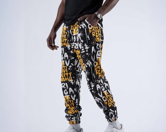 Unisex Graffiti Joggers: Streetwear-Jogginghose