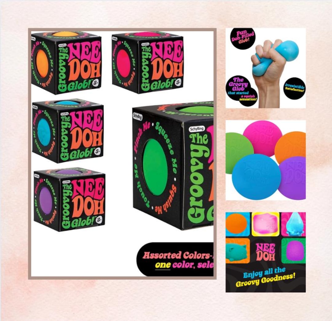 Needoh Original Sensory Fidget Toy Assorted Colors Ages 3 To 