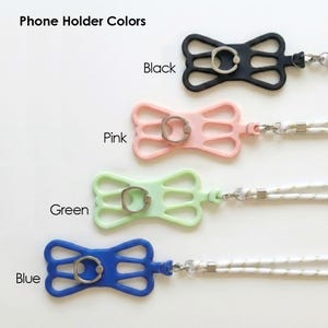 Universal Mobile Phone Holder Silicon Common Phone Case with Finger Ring Colourful Strap Neck Lanyard Sling Necklace Cord Cell Phone Stand image 9