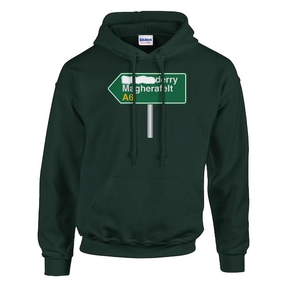 Derry Road Sign Hoodie