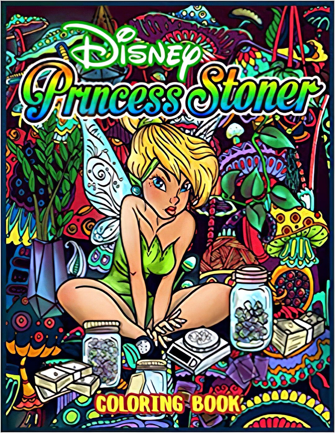 Princess Stoner Coloring Book Great Stoner Coloring Book for Kids and ...