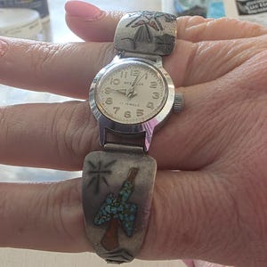 Vintage Native American Cuff Watch - Etsy
