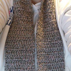 Handmade 30&quot;x6&quot; Crocheted Scarves - Soft & Cozy Knit Scarves in Various Colors - Perfect for Winter, Holiday Gifts, and Year-Round Wear