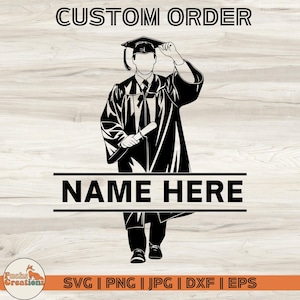 Custom Graduate PNG: 2025 Graduation Celebration SVG (Digital Download)