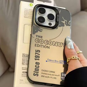 iPhone Case – “The Coconut Edition” – Limited Edition Energy Drink Design