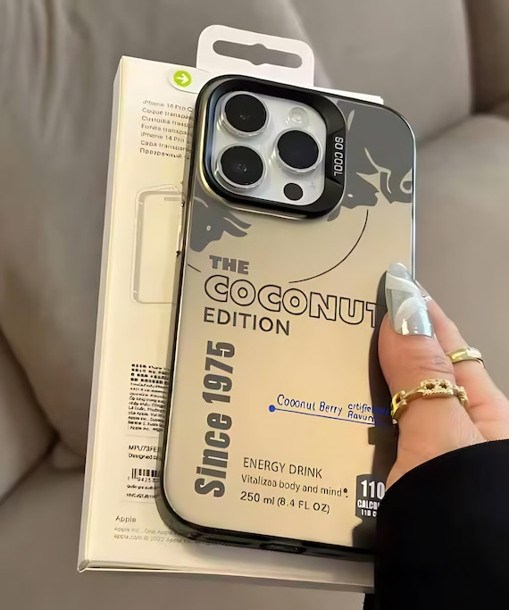 IPhone Case the Coconut Edition Limited Edition Energy Drink Design - Etsy IPhone Case the Coconut Edition Limited Edition Energy Drink Design - Etsy