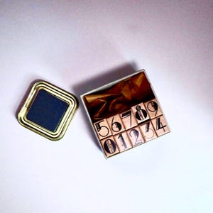 Art Deco-nummerstempelset 0-9 | Vintage stijl postzegels | Perfect voor scrapbooking, doe-het-zelfprojecten, journalling en planners