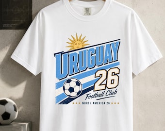 Uruguay Soccer Shirt, Uruguay 2026 Shirt, La Celeste Football Tee, Football Club Supporter T-Shirt