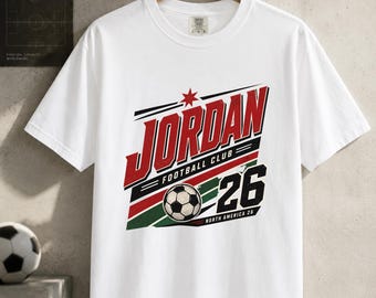 Jordan Soccer Shirt, Jordan 2026 Shirt, Jordanian Football Tee, Jordan Fan Shirt, Soccer Club Supporter T-Shirt