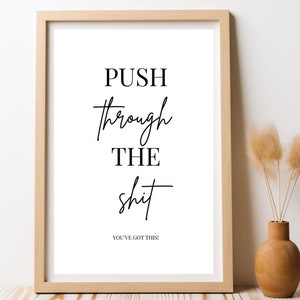 Office Wall Poster Funny Motivational Quote Wall Art Work Inspirational Art Entrepreneur Small Business Home Office Gift Instant Art Print