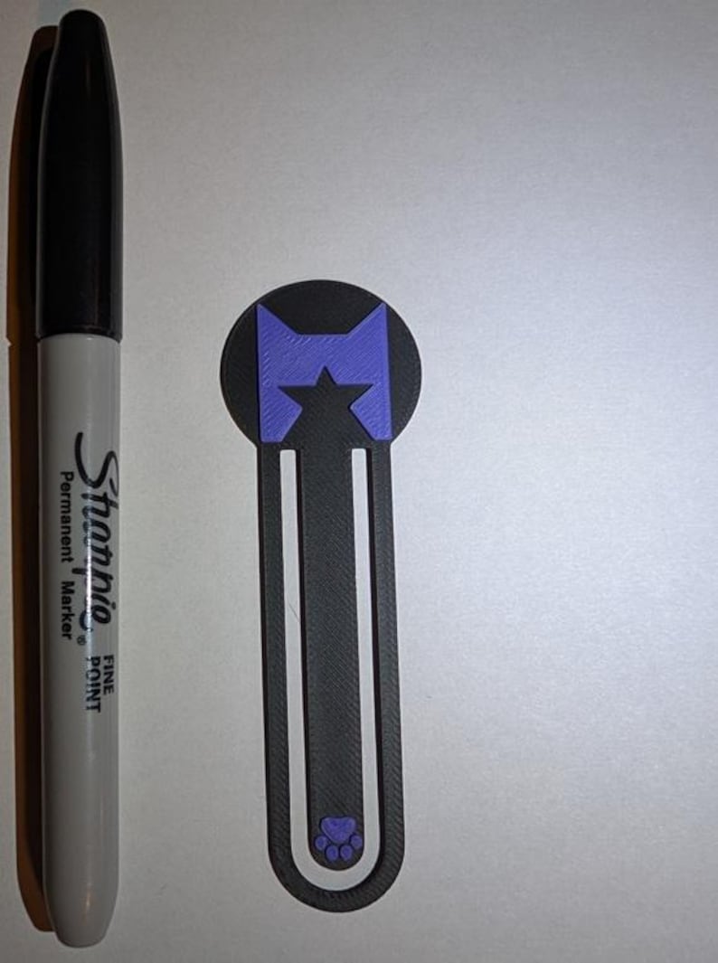 Warrior Cats Clan-Inspired Bookmarks - Personalizable Gifts & Party Favors Star (Purple)
