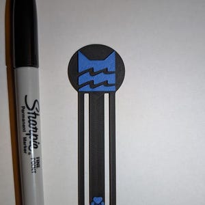 Warrior Cats Clan-Inspired Bookmarks - Personalizable Gifts & Party Favors River (Blue)