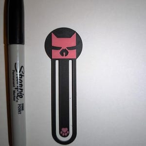 Warrior Cats Clan-Inspired Bookmarks - Personalizable Gifts & Party Favors KittyPet (Pink)
