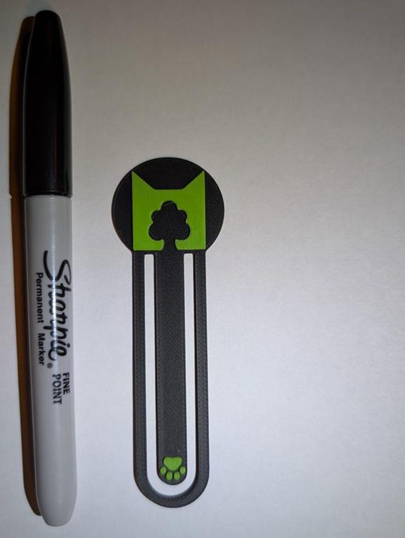 Warrior Cats Clan-Inspired Bookmarks - Personalizable Gifts & Party Favors Sky (Lime Green)