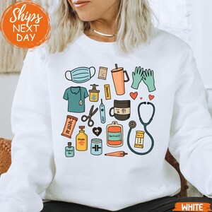 Cute Nurse Sweatshirt for Work, Im Not Just a Nurse, Gift for Healthcare Workers, RN Sweater, Registered Nurse Gift, Nursing School Hoodie