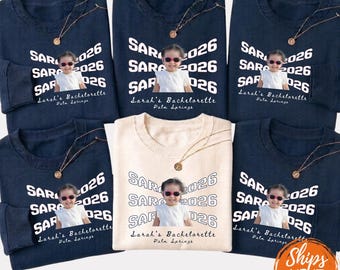 Custom Photo Bachelorette Sweatshirt, Personalized Bach Club Outfit for Bridal Party, Funny Picture Bride Squad Hoodie