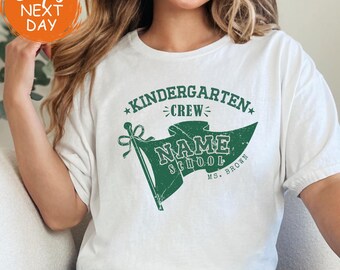 Custom Teacher Team Shirt, Personalized Back to School Grade Level Tee, Matching School Staff Shirts, First Day of School Teacher Group Gift