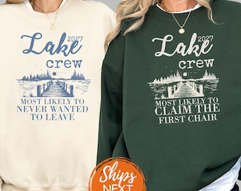 Custom Family Lake Sweatshirts, Personalized Matching Family Vacation Hoodie, Lake Life Squad Top, Custom Lake Trip Gift, Cute Unisex Outfit