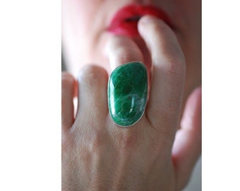 Italienische Jade Ring Monviso Italy Rare