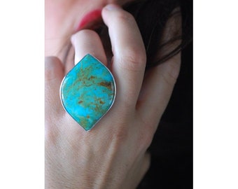 American Turquoise Ring Kingman Mine