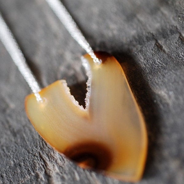 Tangerine Rock Crystal Necklace