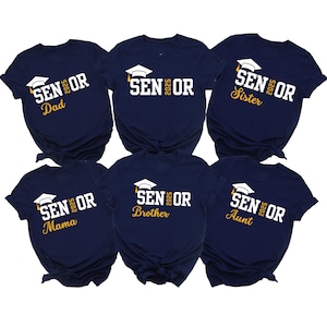 Custom Senior Shirt, Custom Graduate 2025 T-Shirt, Personalized Graduation Shirts, Class of 2025 Family Graduation Shirt, Proud Family Shirt