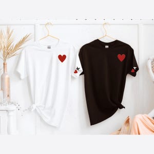 Personalized Lover Valentine T-shirt, Valentines Day Couples Shirts, His and Her Valentines Day Shirt, Anniversary Shirt, Matching Couples
