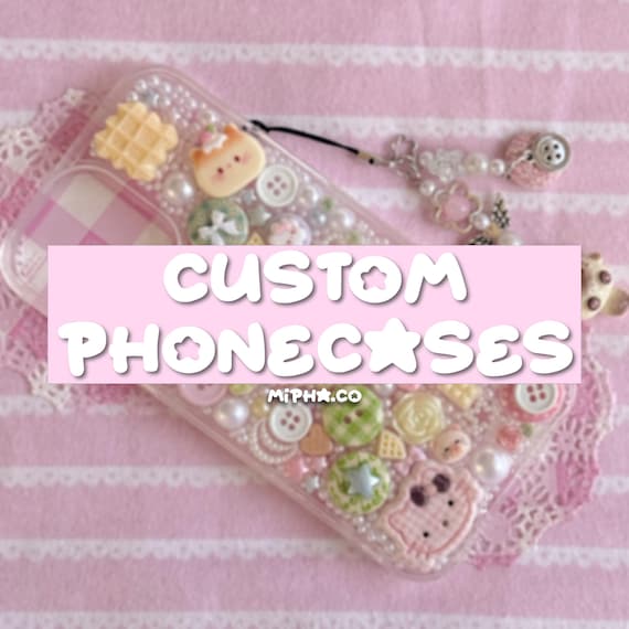 custom decoden/resin phonecase ( READ DESC )