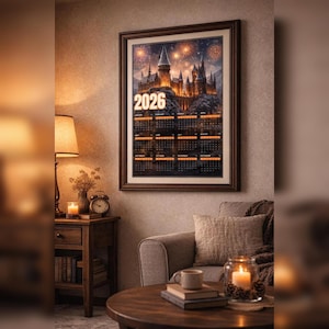 Harry Potter Hogwarts 2026 Calendar