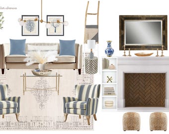 Virtuell inredningstjänst, moodboard, planritning och shoppingguide