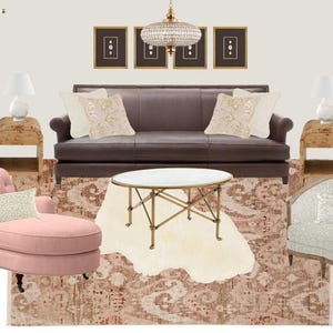 Full Virtual Interior Design Service, Includes Inspiration Board, Moodboard, Floor Plan, and Shopping Guide with Shoppable Links, E-Design