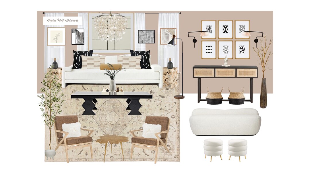 E-design Service, Virtual Interior Design, Moodboard & Shopping Guide ...