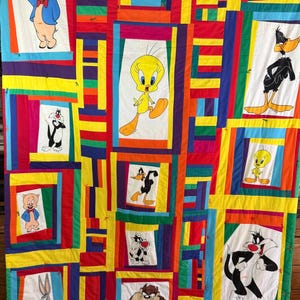 Tweety Bird Blanket Vintage Quilt - Etsy