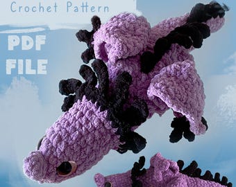 Patron au crochet Skrill : peluche inspirée HTTYD (téléchargement PDF)