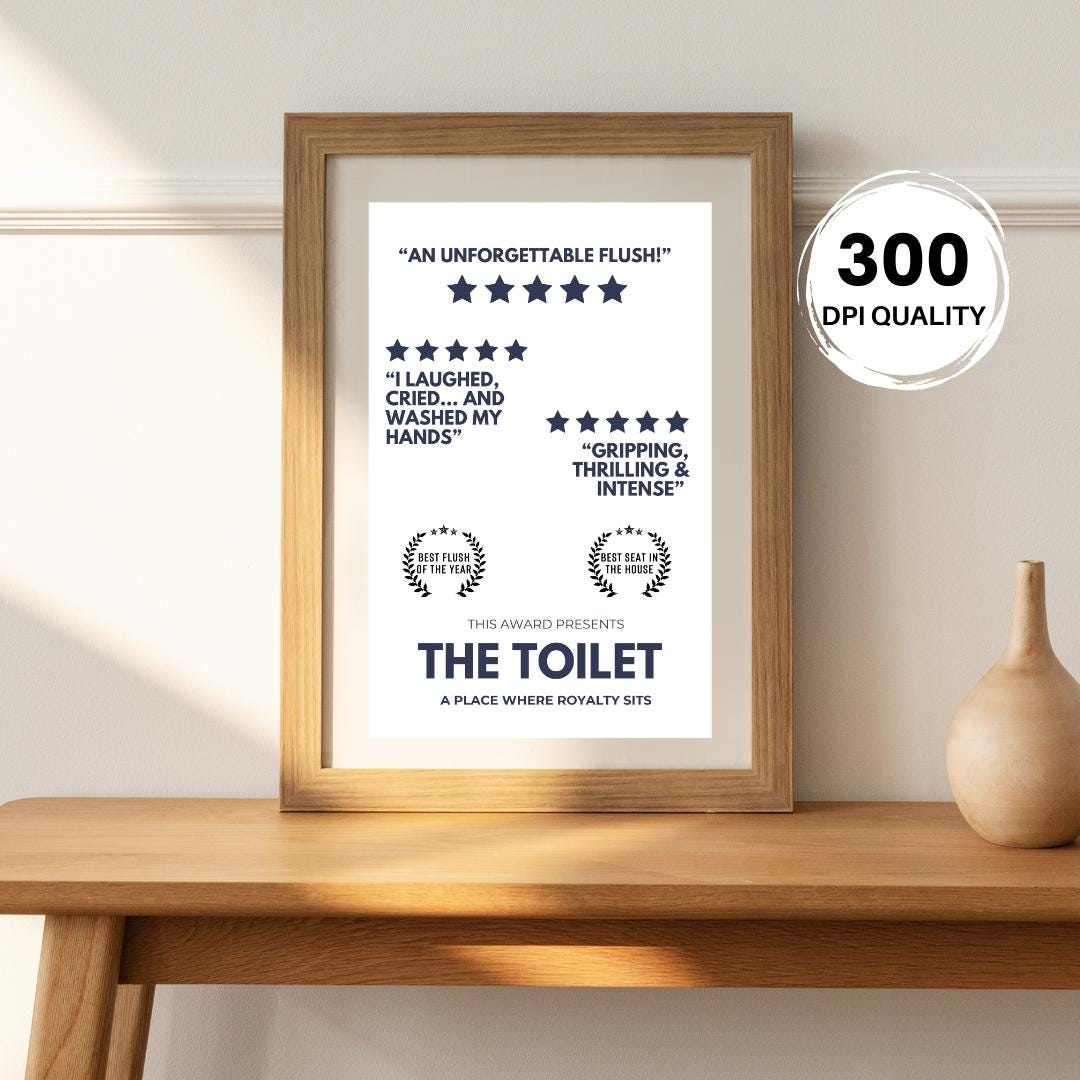 Printable Toilet Signs Funny, Funny Toilet Sign Decor, Bathroom Funny ...